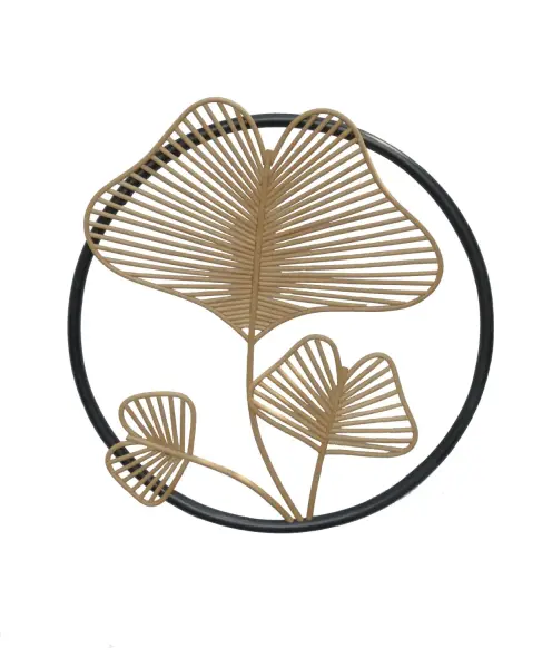 Product image 1 of the product “Dina wall decoration, made of rattan wood, 73 cm dia. Black Color. ”